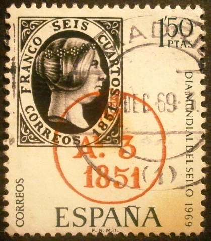 ESPAÑA 1969 Día mundial del Sello