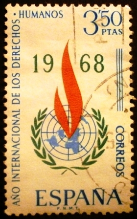 ESPAÑA 1968 Año Internacional de los Derechos Humanos 