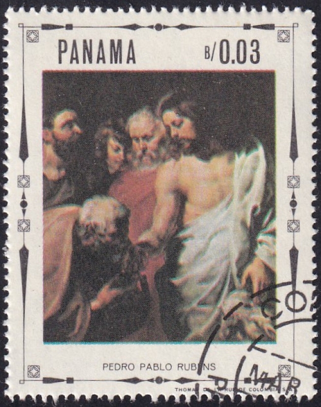 Orden de Jesús a Pedro, Rubens
