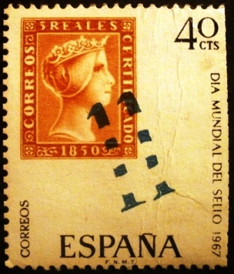 ESPAÑA 1967 Día mundial del sello