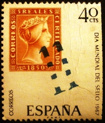 ESPAÑA 1967 Día mundial del sello