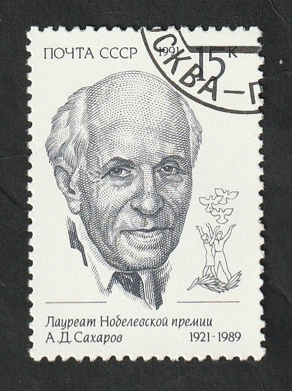 5858 - Andrei D. Sakharov, nobel de la Paz en 1975 