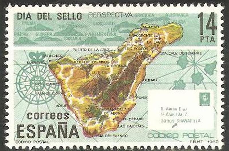 2668 - Día del Sello, Isla de Tenerife