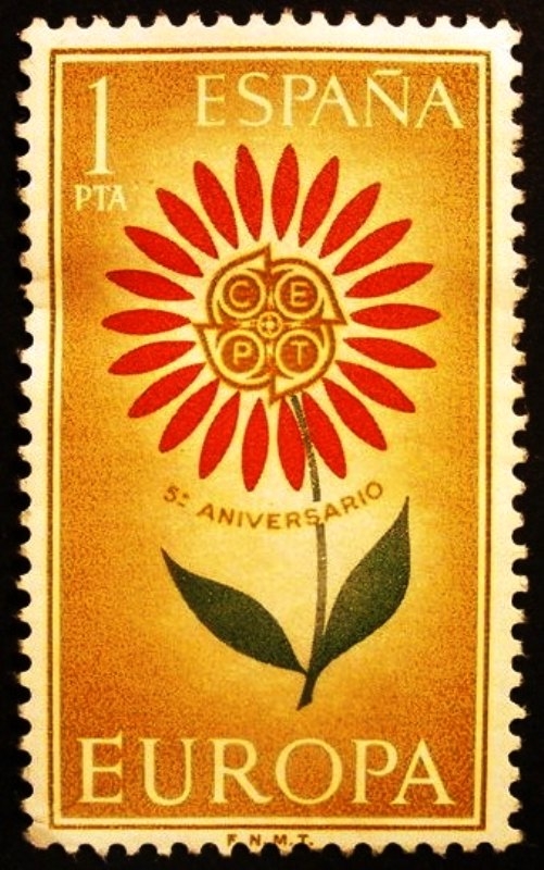 ESPAÑA 1964 EUROPA-CEPT. V Aniversario