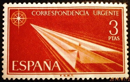ESPAÑA 1965  Urgente. Tipo de 1956