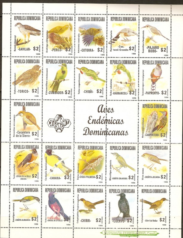 AVES  ENDÈMICAS