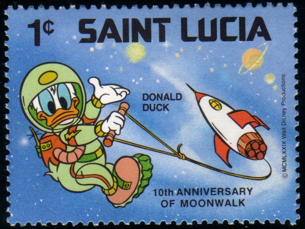 10 Aniversario paseo lunar Donald Duck