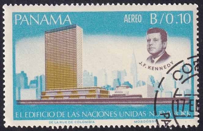 Kennedy y el edificio de las Naciones Unidas