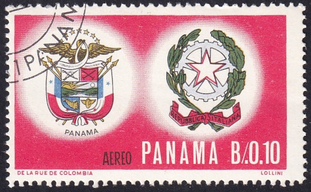 Escudos Panamá + Italia
