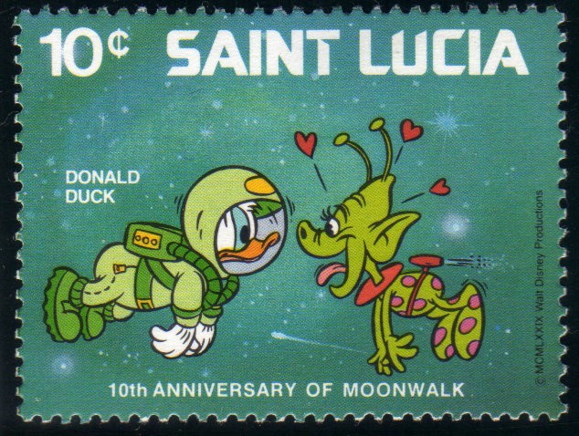 10 Aniversario paseo lunar Donald Duck