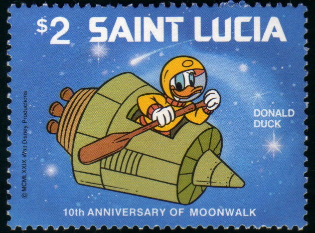 10 Aniversario paseo lunar Donald Duck