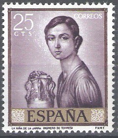 1657 Julio Romero de Torres.Niña de la jarra.