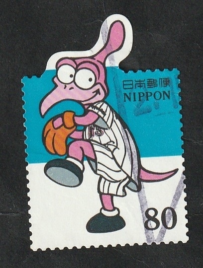 2683 - 50 Anivº de los equipos profesionales japoneses de beisbol, Mascota Nippon Ham Fighters