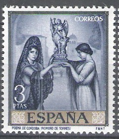  1654 Julio Romero de Torres. Poema de Córdoba 2.