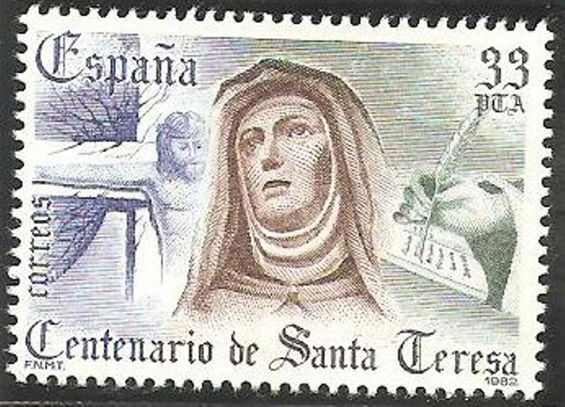2674 - IV centº de la muerte de Santa Teresa de Avila