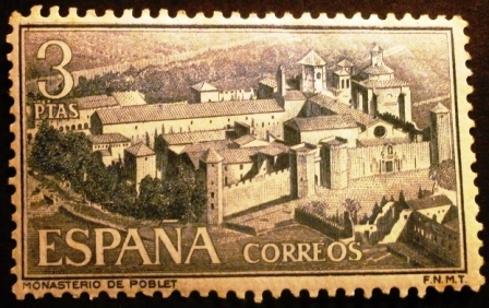 ESPAÑA 1963 Real Monasterio de Sta. María de Poblet