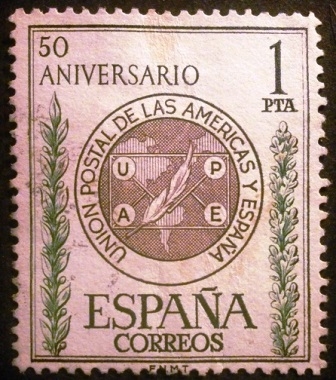 España 1962 L aniversario de la Unión Postal de las Américas y España Serie completa 