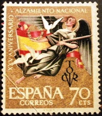 ESPAÑA 1961  XXV Aniversario delAlzamiento Nacional