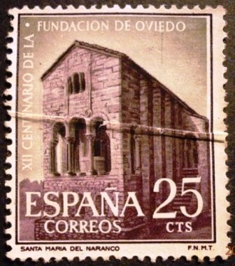 ESPAÑA 1961  XII Centenario de la fundación de Oviedo