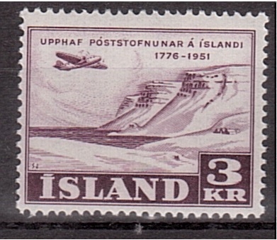 175 aniv. correo postal islandes