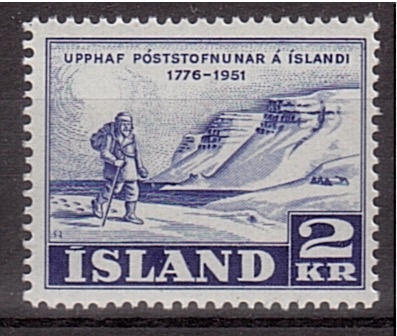 175 aniv. correo postal islandes