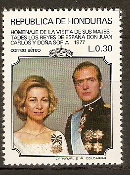 VISITA  DE  LOS  REYES  DE  ESPAÑA  DON  JUAN  CARLOS  Y  DOÑA  SOFÌA  A  HODURAS