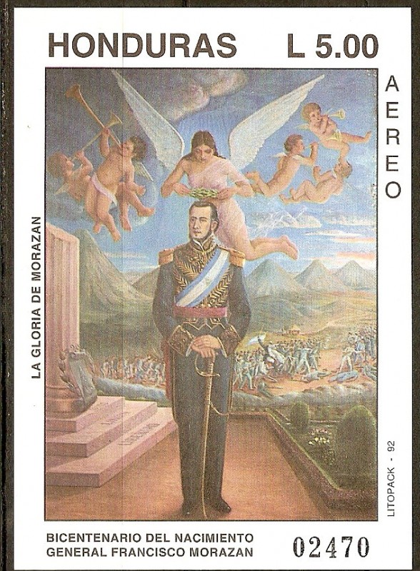 BICENTENARIO  DEL  NACIMIENTO  DEL  GENERAL  JOSÈ  FRANCISCO  MORAZÀN  QUEZADA