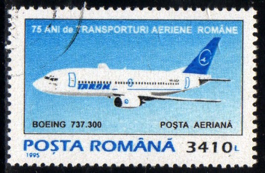 1995 75 Aniversario Lineas Aereas Rumanas: Boeing 737