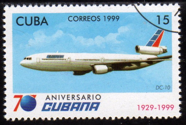 1999 70 Aniversario Cubana de Aviacion: Dc 10
