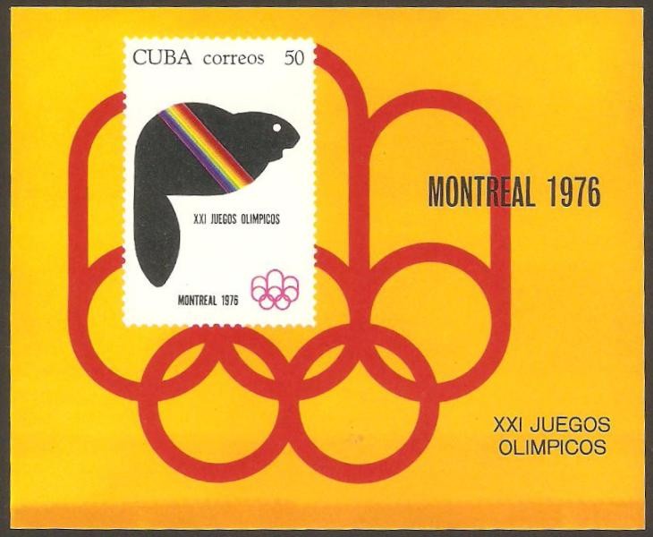 XXI juegos olimpicos montreal 76, simbolo de los juegos