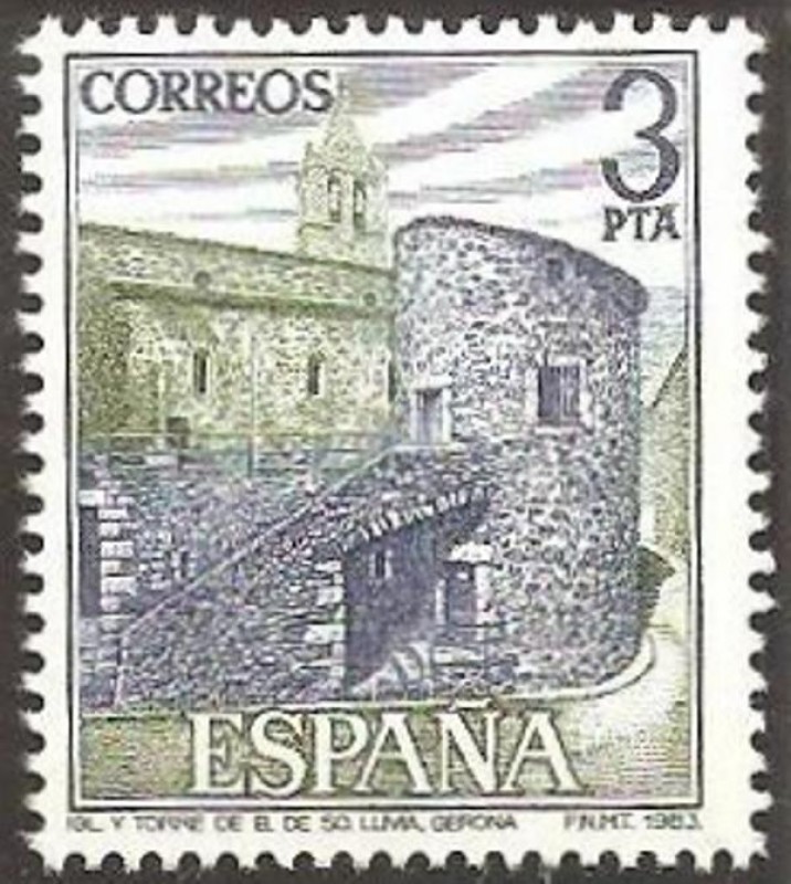 2724 - Iglesia y Torre de Bernat de So en Llivia, Gerona