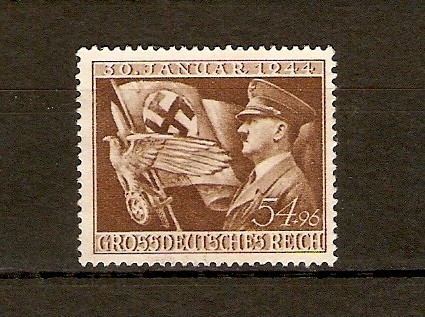Hitler y emblema nazi