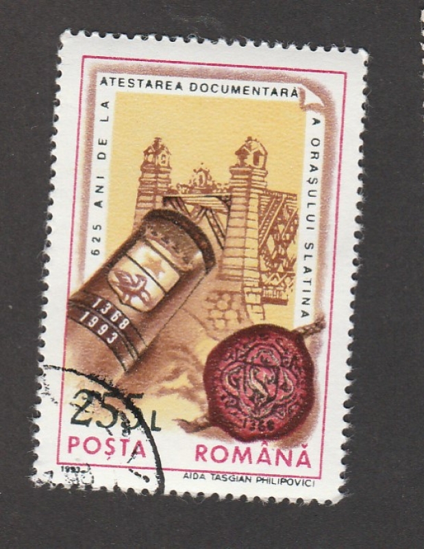 625 aniv. de los archivos documenales de Slatinaa