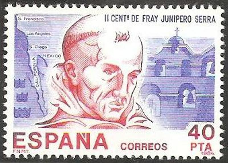 2775 - II Centº de la muerte de Fray Junípero Serra