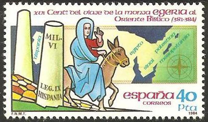 2773 - XVI Centº del viaje de la monja Egeria al Oriente Bíblico