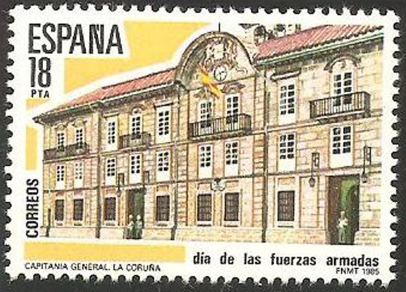 2790 - Día de las Fuerzas Armadas, Capitanía General de La Coruña