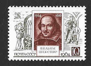 2891 - 400 Aniversario del Nacimiento de William Shakespeare