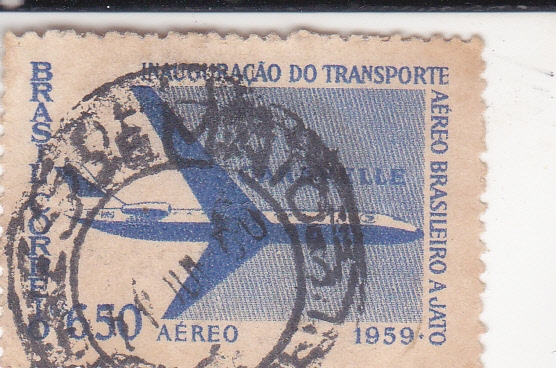 Inauguración del Transporte aéreo brasileño