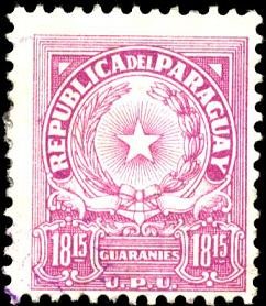 Escudo de Paraguay. U.P.U.