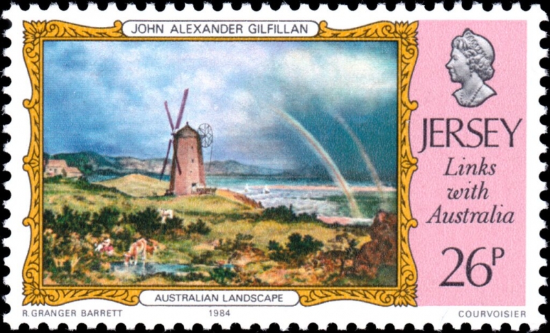 Vínculos con Australia: Pinturas de John Alexander Gilfillan,Paisaje australiano 