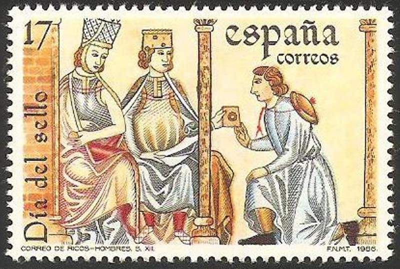 2857 - Día del sello, Correo de los Ricos Hombres