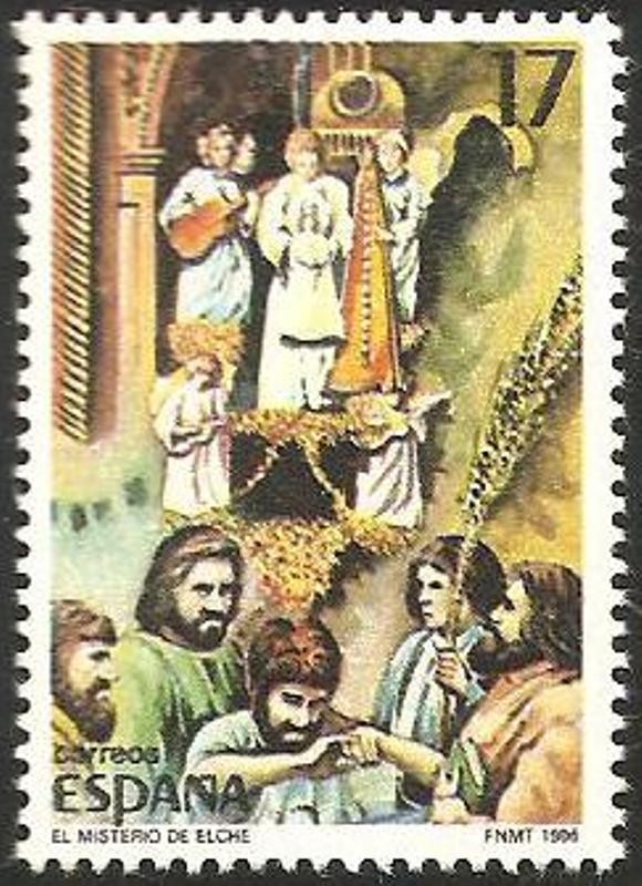 2843 - Fiesta popular española, Misterio de Elche