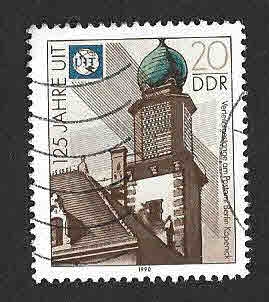 2821 - 125 Aniversario de la Unión Internacional de Telecomunicaciones (DDR)