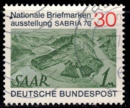 Exposición Nacional de Sellos Sabria 1970 en Saarbrücken