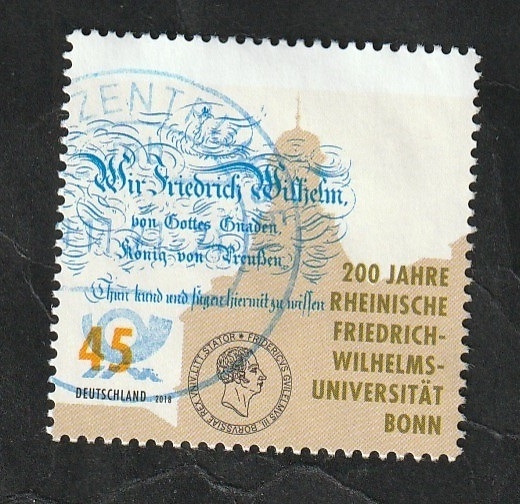 3138 - Bicentenario de la Universidad Frederic Guillauma de Bonn