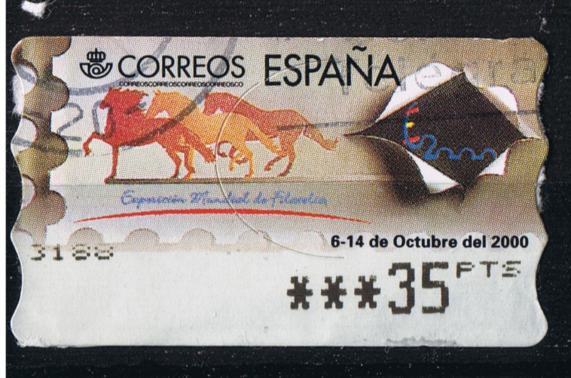 ATMS  Exposición Mundial de Filatelia Octubre  2000