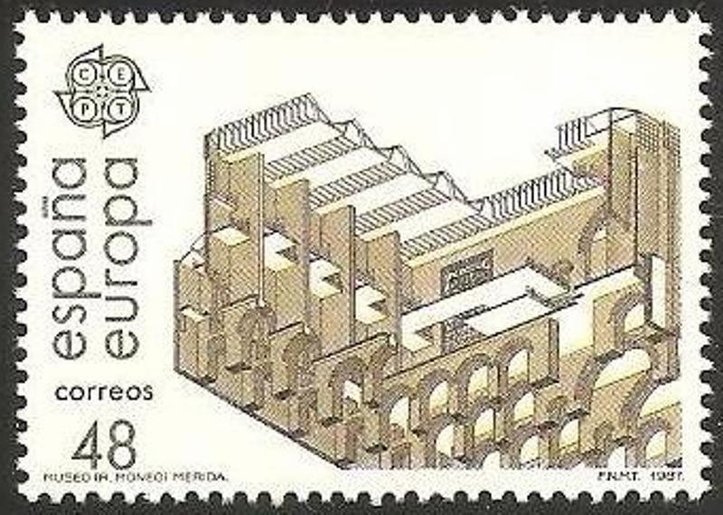 2905 - Europa Cept, Museo Nacional de Arte Romano de Mérida, Badajoz