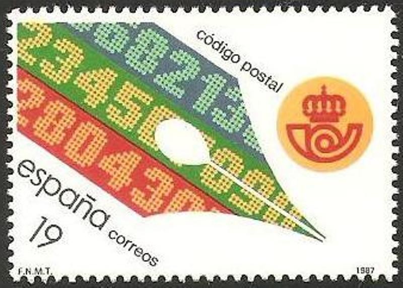 2906 - I anivº de la implantación en España del código postal