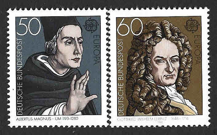 1328-1329 - San Alberto Magno y Gottfried Wilhelm Leibniz