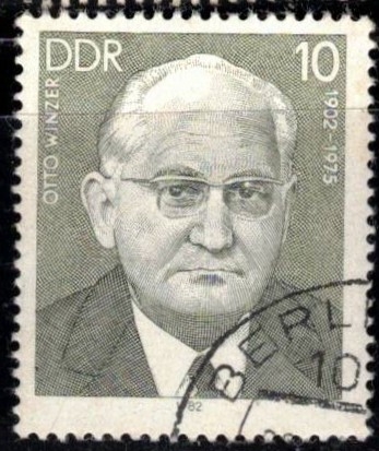 Las personalidades socialistas.Otto Winzer (1902-1975) DDR.